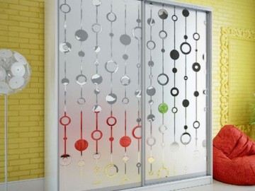 Шкаф купе с рисунком